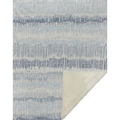 Premium Machine Washable ASB37 Blue 50" x 70" Sherpa Throw Blanket