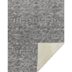 Premium Machine Washable ASB40 Charcoal 50" x 70" Sherpa Throw Blanket