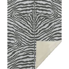 Premium Machine Washable ASB42 Gray 50" x 70" Sherpa Throw Blanket