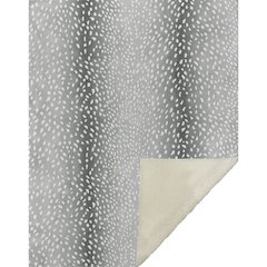 Premium Machine Washable ASB44 Gray 50" x 70" Sherpa Throw Blanket