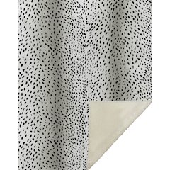 Premium Machine Washable ASB44 Pearl 50" x 70" Sherpa Throw Blanket