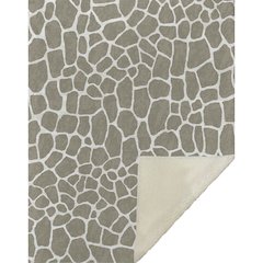 Premium Machine Washable ASB45 Taupe 50" x 70" Sherpa Throw Blanket
