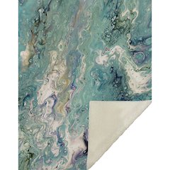 Premium Machine Washable ASB49 Seaglass 50" x 70" Sherpa Throw Blanket