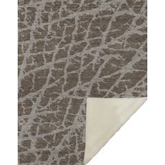 Premium Machine Washable ASB501 Brown 50" x 70" Sherpa Throw Blanket