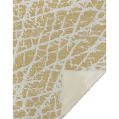 Premium Machine Washable ASB501 Gold 50" x 70" Sherpa Throw Blanket
