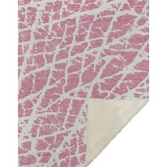 Premium Machine Washable ASB501 Pink 50" x 70" Sherpa Throw Blanket