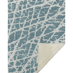 Premium Machine Washable ASB501 Teal 50" x 70" Sherpa Throw Blanket
