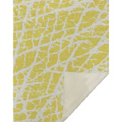 Premium Machine Washable ASB501 Yellow 50" x 70" Sherpa Throw Blanket