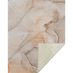Premium Machine Washable ASB502 Orange 50" x 70" Sherpa Throw Blanket