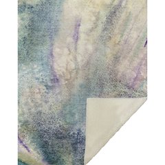 Premium Machine Washable ASB505 Blue 50" x 70" Sherpa Throw Blanket
