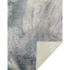 Premium Machine Washable ASB505 Ivory 50" x 70" Sherpa Throw Blanket