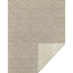 Premium Machine Washable ASB514 Beige 50" x 70" Sherpa Throw Blanket