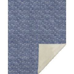 Premium Machine Washable ASB514 Navy 50" x 70" Sherpa Throw Blanket