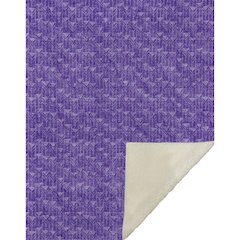 Premium Machine Washable ASB514 Purple 50" x 70" Sherpa Throw Blanket