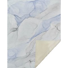 Premium Machine Washable ASB515 Blue 50" x 70" Sherpa Throw Blanket