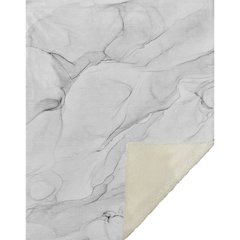 Premium Machine Washable ASB515 Gray 50" x 70" Sherpa Throw Blanket
