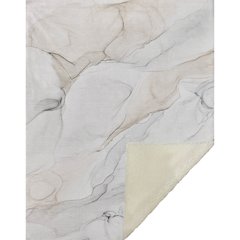 Premium Machine Washable ASB515 Ivory 50" x 70" Sherpa Throw Blanket