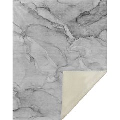 Premium Machine Washable ASB516 Gray 50" x 70" Sherpa Throw Blanket