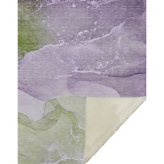 Premium Machine Washable ASB517 Purple 50" x 70" Sherpa Throw Blanket