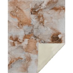 Premium Machine Washable ASB526 Paprika 50" x 70" Sherpa Throw Blanket