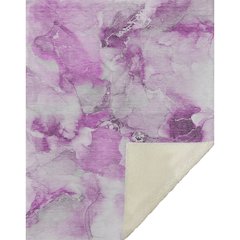 Premium Machine Washable ASB526 Pink 50" x 70" Sherpa Throw Blanket