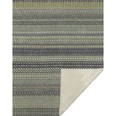 Premium Machine Washable ASB527 Sage 50" x 70" Sherpa Throw Blanket
