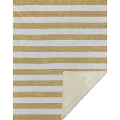 Premium Machine Washable ASB528 Gold 50" x 70" Sherpa Throw Blanket