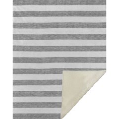 Premium Machine Washable ASB528 Gray 50" x 70" Sherpa Throw Blanket