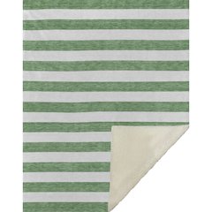 Premium Machine Washable ASB528 Green 50" x 70" Sherpa Throw Blanket