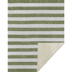 Premium Machine Washable ASB528 Olive 50" x 70" Sherpa Throw Blanket