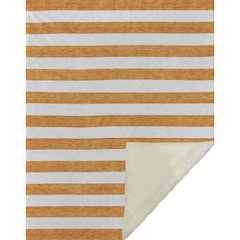 Premium Machine Washable ASB528 Orange 50" x 70" Sherpa Throw Blanket
