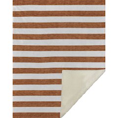 Premium Machine Washable ASB528 Paprika 50" x 70" Sherpa Throw Blanket