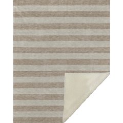 Premium Machine Washable ASB530 Beige 50" x 70" Sherpa Throw Blanket