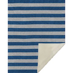 Premium Machine Washable ASB530 Blue 50" x 70" Sherpa Throw Blanket