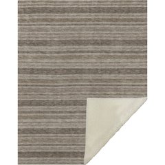 Premium Machine Washable ASB531 Taupe 50" x 70" Sherpa Throw Blanket