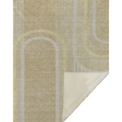 Premium Machine Washable ASB532 Beige 50" x 70" Sherpa Throw Blanket