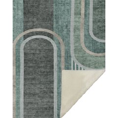 Premium Machine Washable ASB532 Emerald 50" x 70" Sherpa Throw Blanket