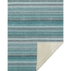 Premium Machine Washable ASB535 Teal 50" x 70" Sherpa Throw Blanket