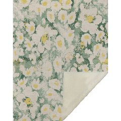 Premium Machine Washable ASB538 Green 50" x 70" Sherpa Throw Blanket