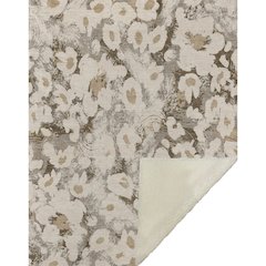Premium Machine Washable ASB538 Khaki 50" x 70" Sherpa Throw Blanket