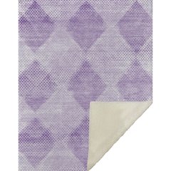 Premium Machine Washable ASB539 Lavender 50" x 70" Sherpa Throw Blanket