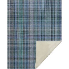 Premium Machine Washable ASB541 Teal 50" x 70" Sherpa Throw Blanket