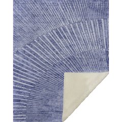 Premium Machine Washable ASB542 Navy 50" x 70" Sherpa Throw Blanket