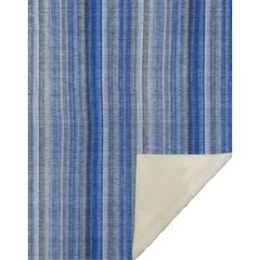 Premium Machine Washable ASB543 Blue 50" x 70" Sherpa Throw Blanket