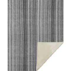 Premium Machine Washable ASB543 Gray 50" x 70" Sherpa Throw Blanket