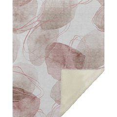 Premium Machine Washable ASB544 Merlot 50" x 70" Sherpa Throw Blanket