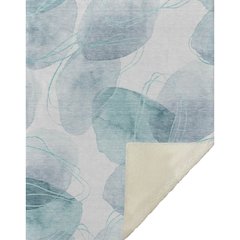 Premium Machine Washable ASB544 Teal 50" x 70" Sherpa Throw Blanket