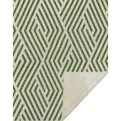 Premium Machine Washable ASB550 Olive 50" x 70" Sherpa Throw Blanket