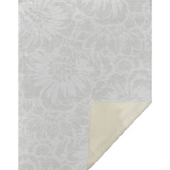 Premium Machine Washable ASB551 Ivory 50" x 70" Sherpa Throw Blanket