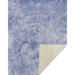 Premium Machine Washable ASB553 Blue 50" x 70" Sherpa Throw Blanket